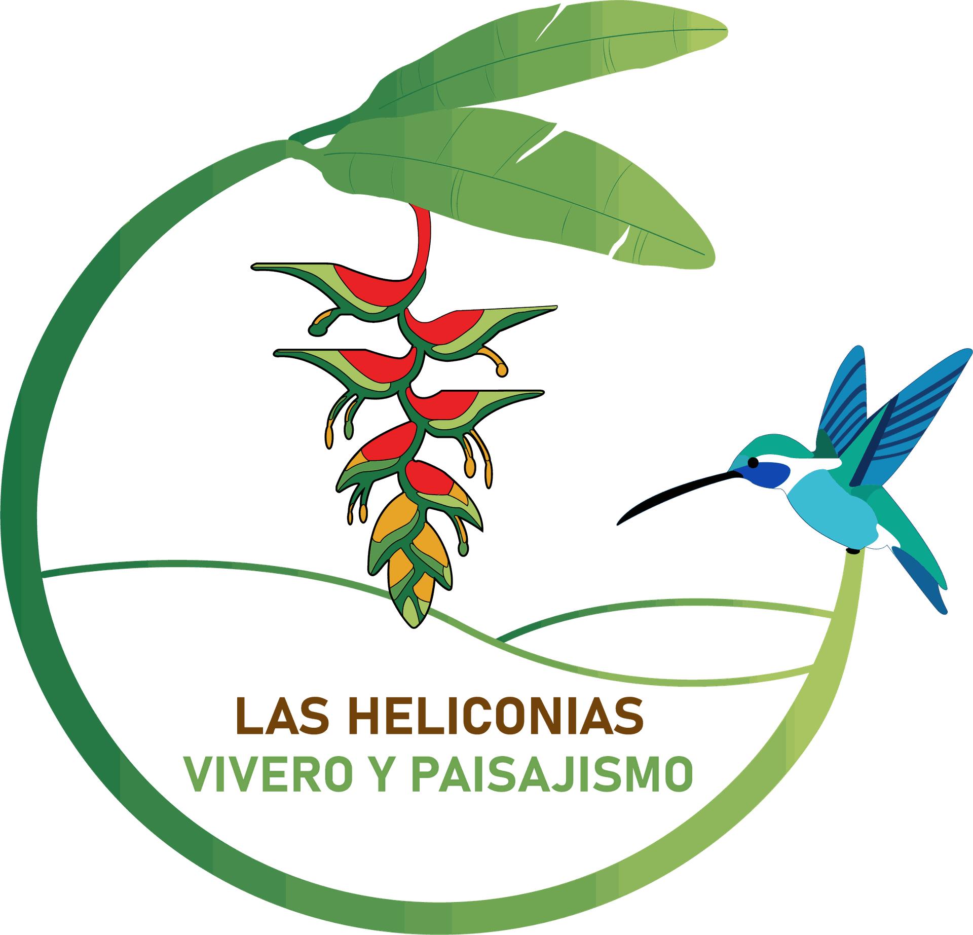 Logo Vivero y Paisajismo Las Heliconias